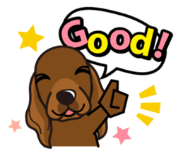 iinu - Irish Setter sticker #9975640