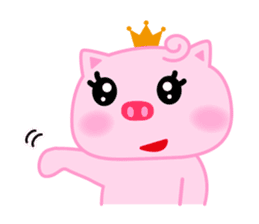 pig-poohtan sticker #9976329