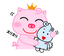 pig-poohtan sticker #9976336