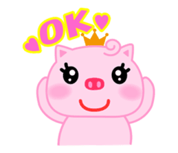 pig-poohtan sticker #9976347