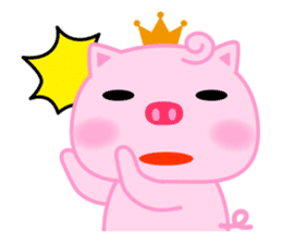 pig-poohtan sticker #9976349