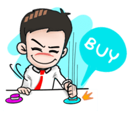 Colorful Trader's Life sticker #9977041