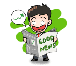 Colorful Trader's Life sticker #9977042