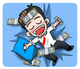 Colorful Trader's Life sticker #9977053