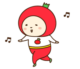 Tomato-san and Carrot-san English.ver sticker #9977952