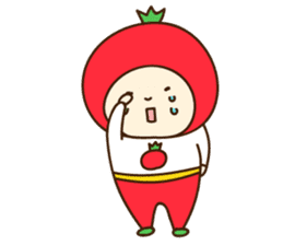 Tomato-san and Carrot-san English.ver sticker #9977954