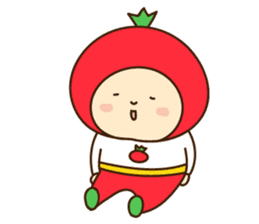 Tomato-san and Carrot-san English.ver sticker #9977955