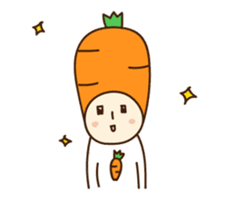Tomato-san and Carrot-san English.ver sticker #9977956