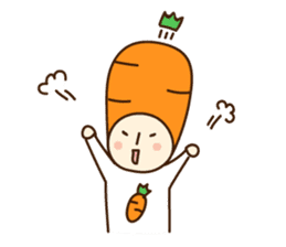Tomato-san and Carrot-san English.ver sticker #9977957