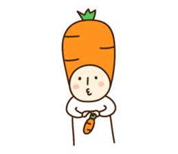 Tomato-san and Carrot-san English.ver sticker #9977958