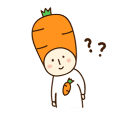 Tomato-san and Carrot-san English.ver sticker #9977959