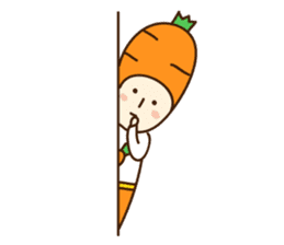 Tomato-san and Carrot-san English.ver sticker #9977969