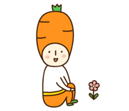 Tomato-san and Carrot-san English.ver sticker #9977971