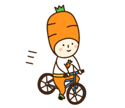 Tomato-san and Carrot-san English.ver sticker #9977972
