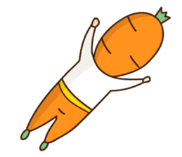 Tomato-san and Carrot-san English.ver sticker #9977974