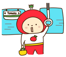 Tomato-san and Carrot-san English.ver sticker #9977975