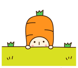 Tomato-san and Carrot-san English.ver sticker #9977981