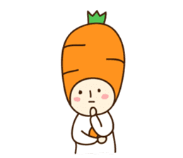 Tomato-san and Carrot-san English.ver sticker #9977982
