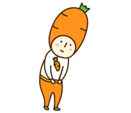 Tomato-san and Carrot-san English.ver sticker #9977984