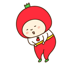 Tomato-san and Carrot-san English.ver sticker #9977985