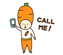 Tomato-san and Carrot-san English.ver sticker #9977986