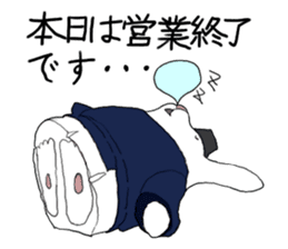 Rabbit Shinto priest and priestess sticker #9979442