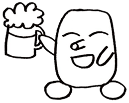 Daily life of Mr.tofu sticker #9980535