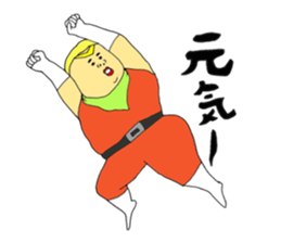 Love and fat warriors MAN 2 sticker #9980579