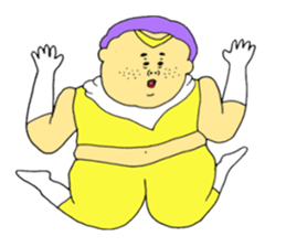 Love and fat warriors MAN 2 sticker #9980584