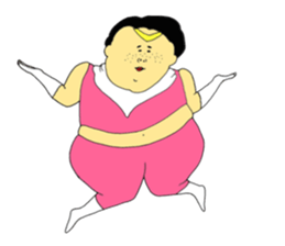 Love and fat warriors MAN 2 sticker #9980589