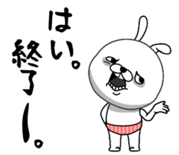 Rabbit person3 sticker #9981725