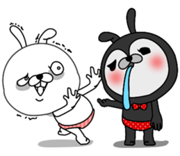 Rabbit person3 sticker #9981730