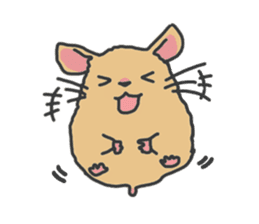Chubby hamsters sticker #9981941