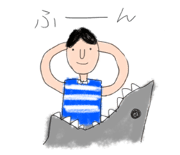 The person is always calm. sticker #9982035