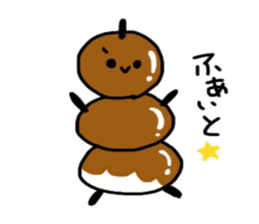 Mitarashi dango-Kun sticker #9982317