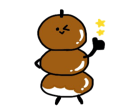 Mitarashi dango-Kun sticker #9982318