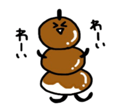 Mitarashi dango-Kun sticker #9982319