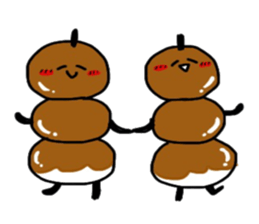 Mitarashi dango-Kun sticker #9982326
