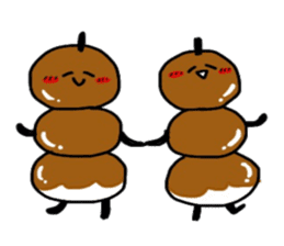 Mitarashi dango-Kun sticker #9982326