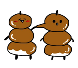 Mitarashi dango-Kun sticker #9982327