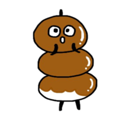 Mitarashi dango-Kun sticker #9982333
