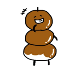 Mitarashi dango-Kun sticker #9982334