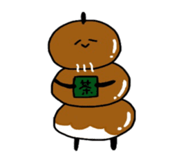 Mitarashi dango-Kun sticker #9982349