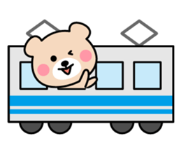 Cute KUMA chan 4 sticker #9982493