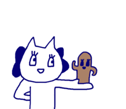 nyanchan history in Japan sticker #9982676