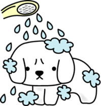 White Dog Karin sticker #9983031