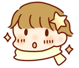 The boy with his friends in the sea. sticker #9983835