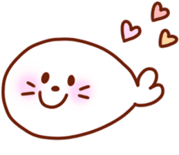 The boy with his friends in the sea. sticker #9983839