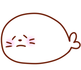 The boy with his friends in the sea. sticker #9983844