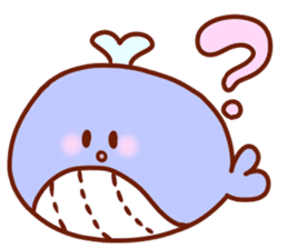 The boy with his friends in the sea. sticker #9983845